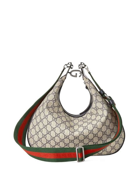 gucci shoulder bag monogram|farfetch Gucci shoulder bags.